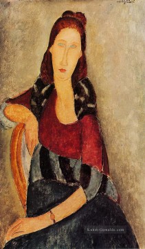  porträt - Porträt von Jeanne Hébuterne 1919 Amedeo Modigliani